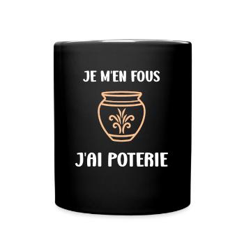 Poterie - Mug uni - noir - Devant