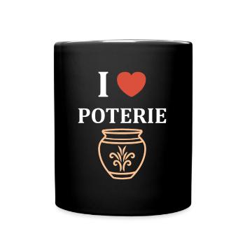 Poterie - Mug uni - noir - Devant
