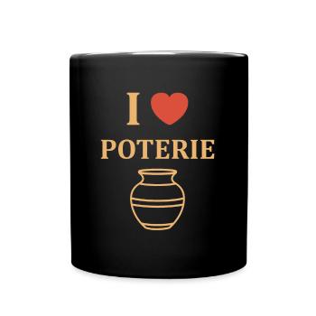 Poterie - Mug uni - noir - Devant