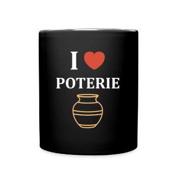 Poterie - Mug uni - noir - Devant