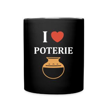 Poterie - Mug uni - noir - Devant