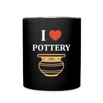 Poterie - Mug uni - noir - Devant