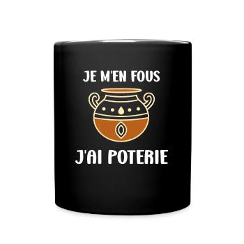 Poterie - Mug uni - noir - Devant