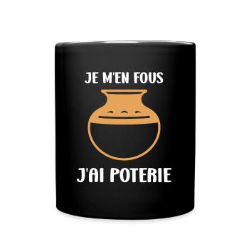 Poterie - Mug uni - noir - Devant