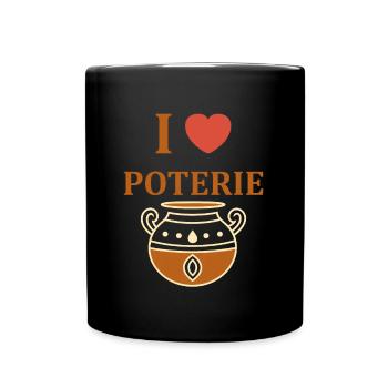 Poterie - Mug uni - noir - Devant