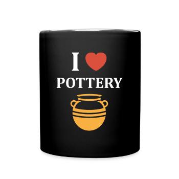 Poterie - Mug uni - noir - Devant