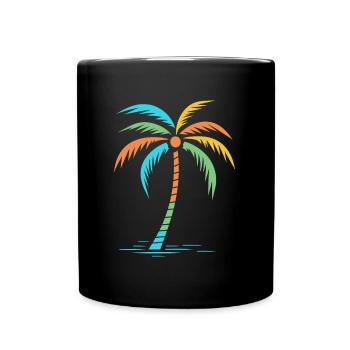 je suis en vacances - Mug uni - noir - Devant