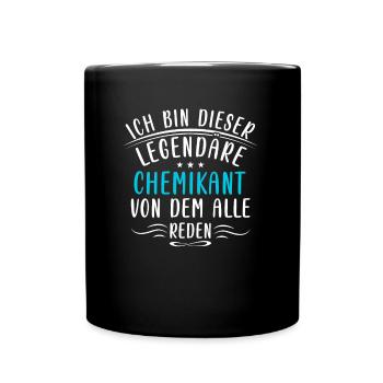 Lustige Chemikant Sprüche Labor Chemie Experiment - Mug uni - noir - Devant
