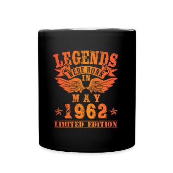 Les légendes sont nées en mai 1962 - Mug uni - noir - Devant