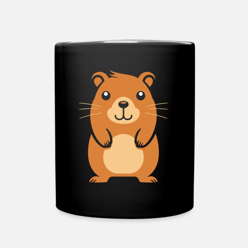 Capybara - Tasse einfarbig - Schwarz