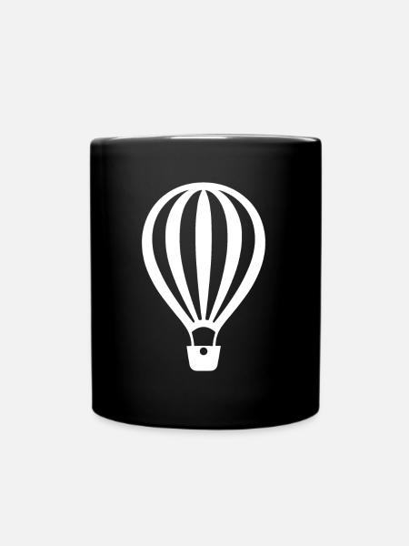 Luftballon - Tasse einfarbig - Schwarz