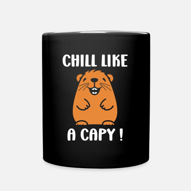 Humour Capybara - Mug uni - noir