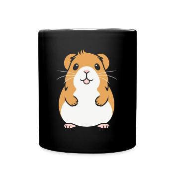 Humour cochon d'ine - Mug uni - noir - Devant
