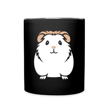 Humour cochon d'ine - Mug uni - noir - Devant