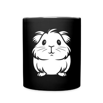 Humour cochon d'ine - Mug uni - noir - Devant