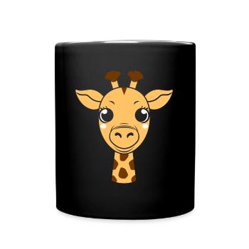 Tete de Girafe - Mug uni - noir - Devant
