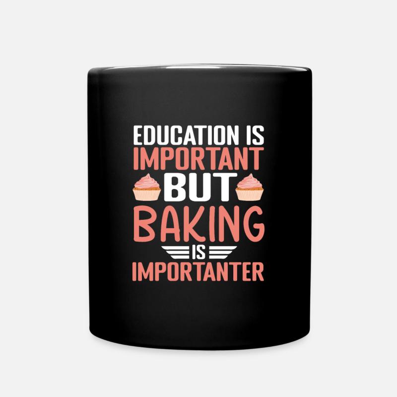 Baking Pun Bake Cook Chef Baker - Full Colour Mug - black