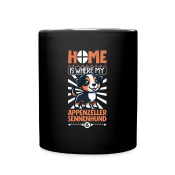 Home - Appenzeller Mountain Dog - Full Colour Mug - black - Front