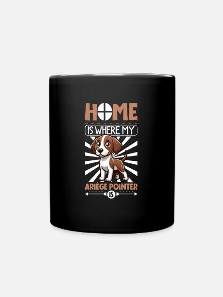 Accueil - Braque de l’Ariège - Mug uni - noir