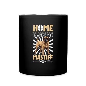 Accueil - Mastiff assyrien - Mug uni - noir - Devant