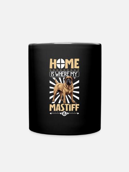 Zuhause - Assyrian Mastiff - Tasse einfarbig - Schwarz