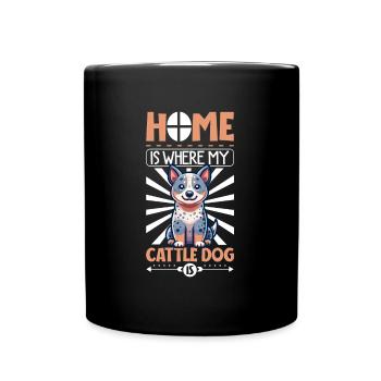 Accueil - Australian Cattle Dog - Mug uni - noir - Devant