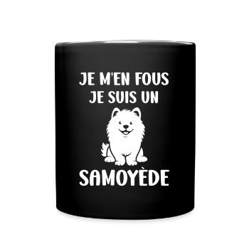 Humour Chien Samoyède - Mug uni - noir - Devant