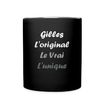 Super Gilles - Mug uni - noir - Devant