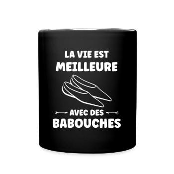 Slippers Humor - Full Colour Mug - black - Front