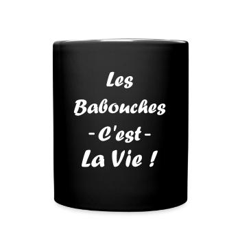 Slippers Humor - Full Colour Mug - black - Front