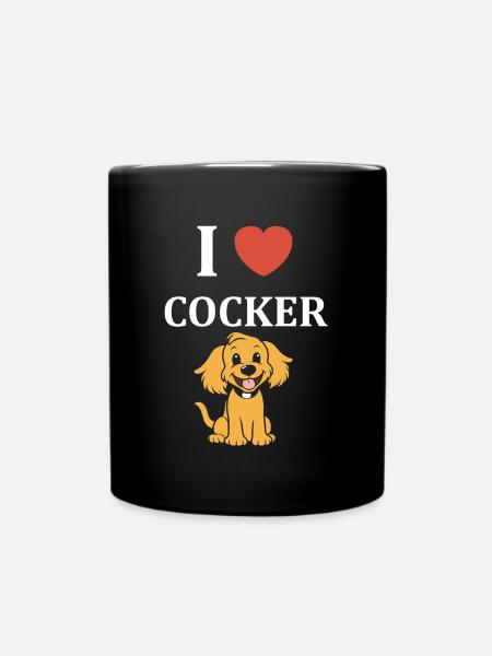 Humour Chien cocker - Mug uni - noir