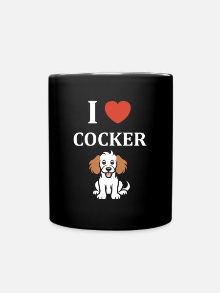 Humour Chien cocker - Mug uni - noir