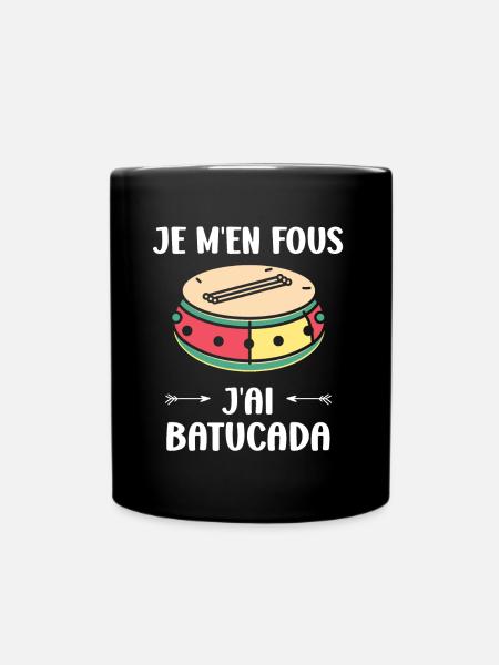 Humour tambour batucada - Mug uni - noir