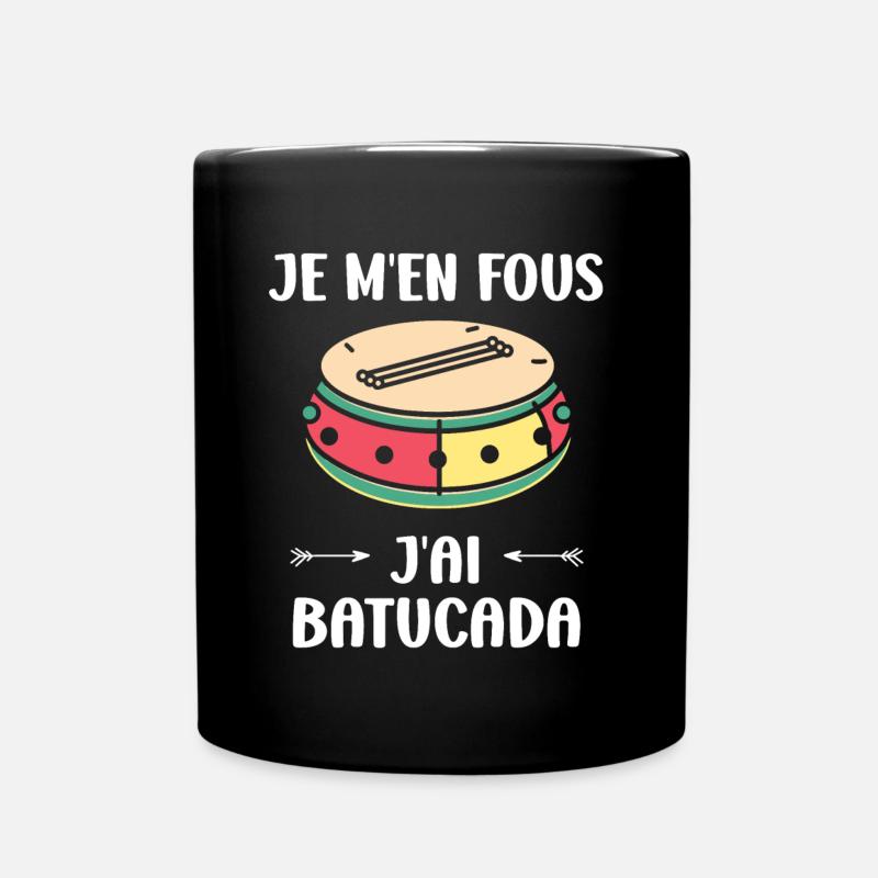 Humour tambour batucada - Mug uni - noir