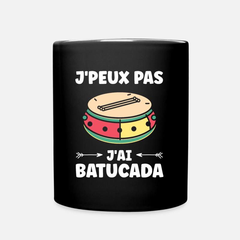 Humour tambour batucada - Mug uni - noir