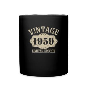 1959 Limited Edition 65th Birthday - Full Colour Mug - black - Front