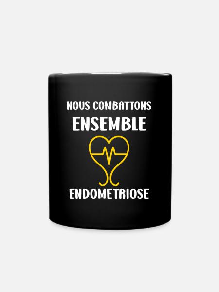 sensibilisation endométriose - Mug uni - noir
