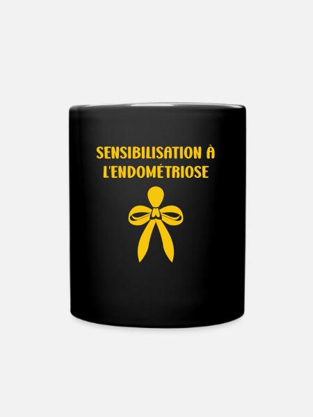 sensibilisation endométriose - Mug uni - noir