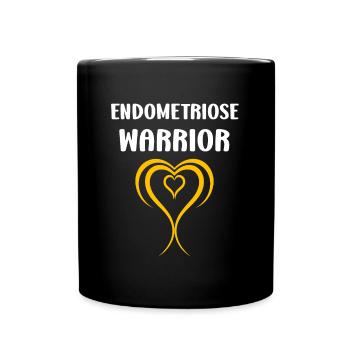 sensibilisation endométriose - Mug uni - noir - Devant
