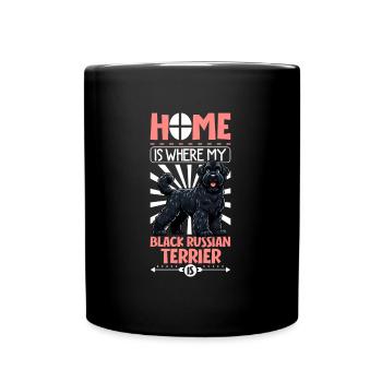 Accueil - Black Russian Terrier - Mug uni - noir - Devant