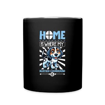 Accueil - Bluetick Coonhound - Mug uni - noir - Devant