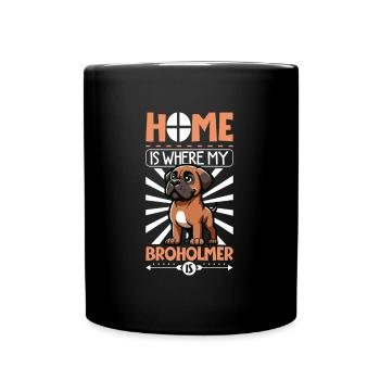 Page d’accueil - Broholmer - Mug uni - noir - Devant