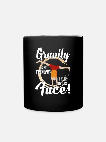Tumbling Fitness Akrobatik - Tasse einfarbig - Schwarz