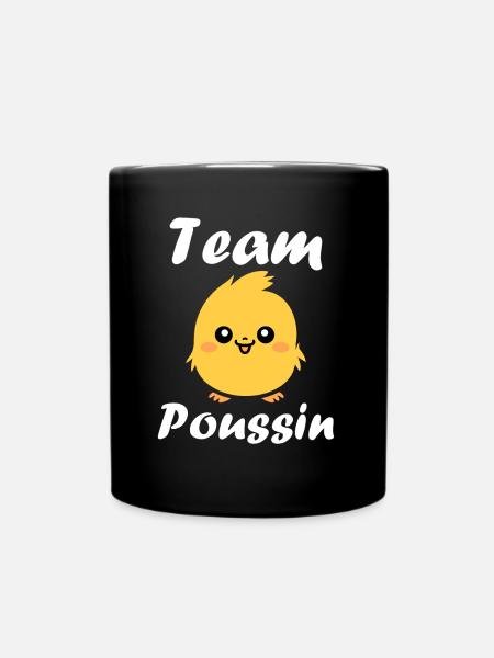 Humour petit poussin - Mug uni - noir