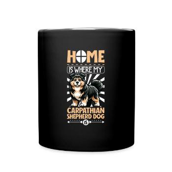 Home - Carpathian Shepherd Dog - Full Colour Mug - black - Front