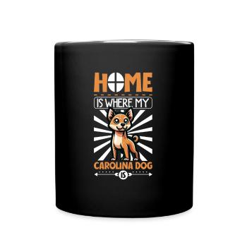Home - Carolina Dog - Full Colour Mug - black - Front