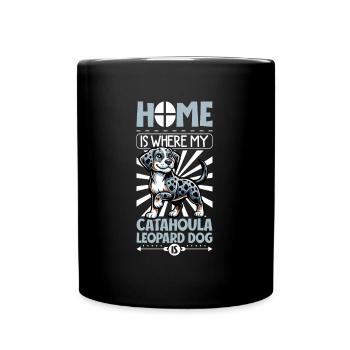Home - Louisiana Catahoula Leopard Dog - Full Colour Mug - black - Front