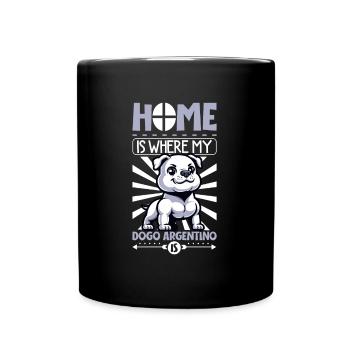 Home - Dogo Argentino - Full Colour Mug - black - Front