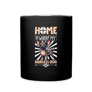 Home - Naked Dog - Full Colour Mug - black - Front