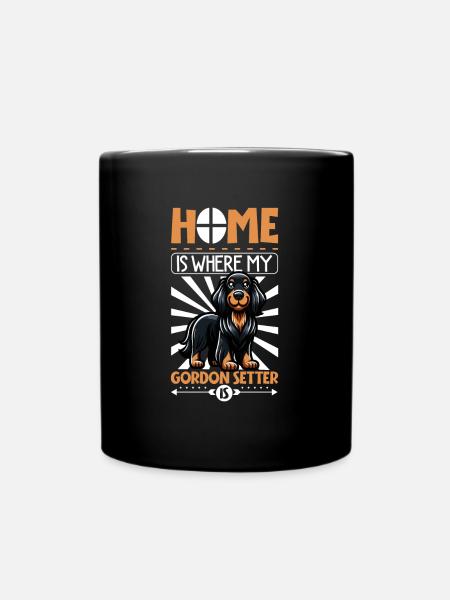 Accueil - Gordon Setter - Mug uni - noir